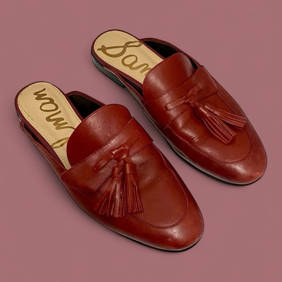 Sam Edelman Red Tassel Loafers - Picture 9 of 9